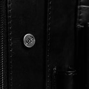 Leather Portfolio Barnet voor Dames - Lateral Side Profile View Showing Sleeve Cut &amp; Athletic Taper Fit