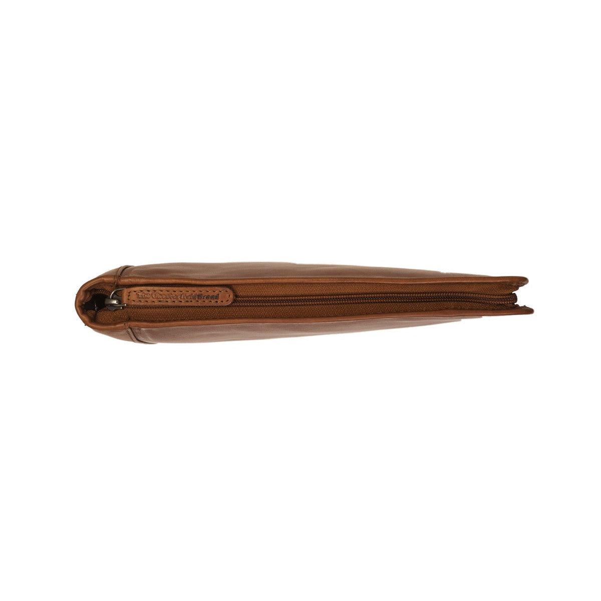 Cognac Leather Portfolio Barnet voor Dames, detail view 3