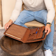 Leather Portfolio Barnet voor Dames – alternate product view 3