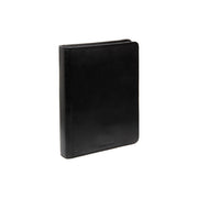 Leather Portfolio Moreton voor Dames in Classic 100% Full-Grain Leather - Front Profile View &amp; Tailored Silhouette | Buy Online