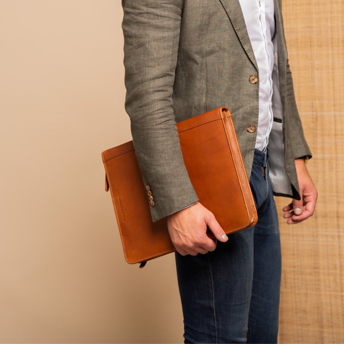 Leather Portfolio Moreton voor Dames – alternate product view 2