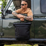 
Bornholm Volnerfleer Roll-top Backpack - Gestructureerd zijprofiel met vouwdiepte & volume