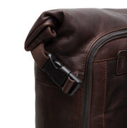 Liverpool Full-Grain Leather Roll-top Backpack voor Dames – alternate product view 3
