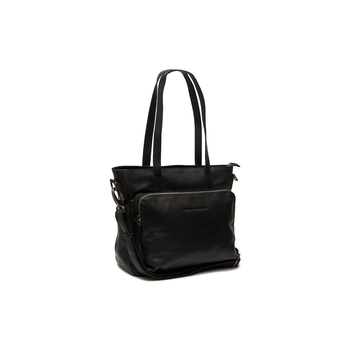 Alicante Full-Grain Leather Shopper voor Dames in Classic 100% Full-Grain Leather - Full Exterior Front Profile View | Buy Online