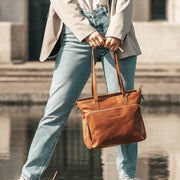 Alicante Full-Grain Leather Shopper voor Dames – alternate product view 2