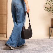 Alexandria Full-Grain Leather Shoulder Bag voor Dames – alternate product view 3