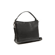 Amelia Full-Grain Leather Shoulder Bag voor Dames in Classic 100% Full-Grain Leather - Full Exterior Front Profile View | Buy Online