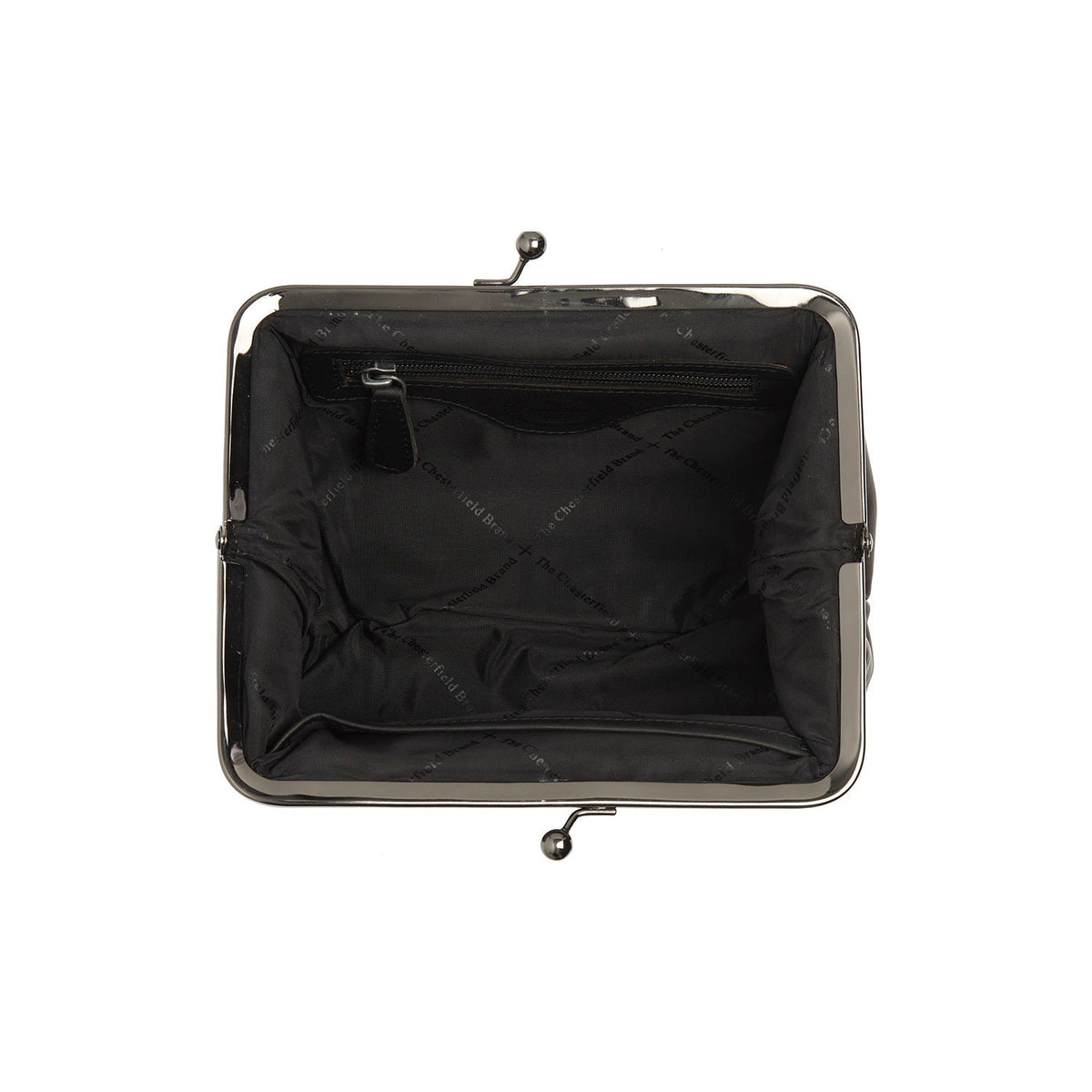 Solid Antique Brass Hardware &amp; Heavy-Duty Dual Zipper Detail on Andrade Full-Grain Leather Shoulder Bag voor Dames