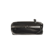 Andrade Full-Grain Leather Shoulder Bag voor Dames - Structured Side Profile Showing Gusset Depth &amp; Expansion Capacity