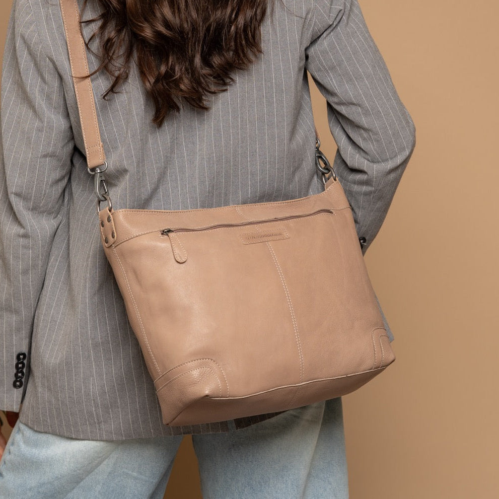 Astero Full-Grain Leather Shoulder Bag voor Dames – alternate product view 2