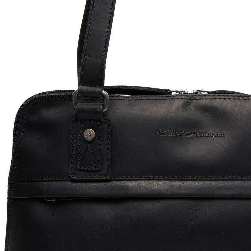 Belgrado Full-Grain Leather Shoulder Bag voor Dames