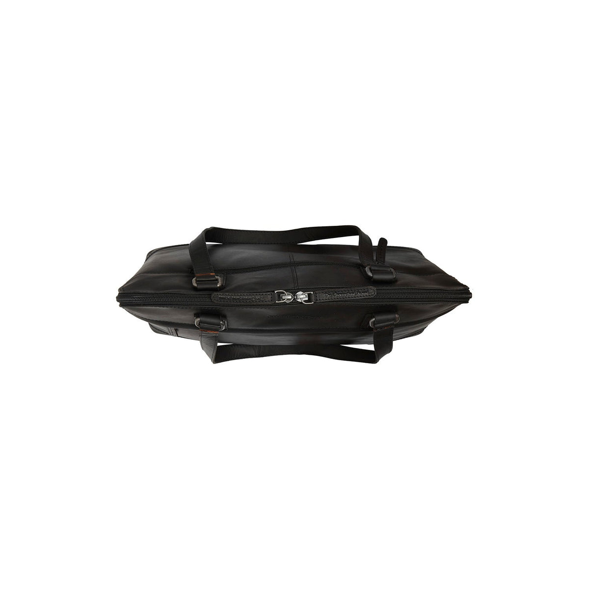 Branson Full-Grain Leather Shoulder Bag voor Dames - Structured Side Profile Showing Gusset Depth &amp; Expansion Capacity