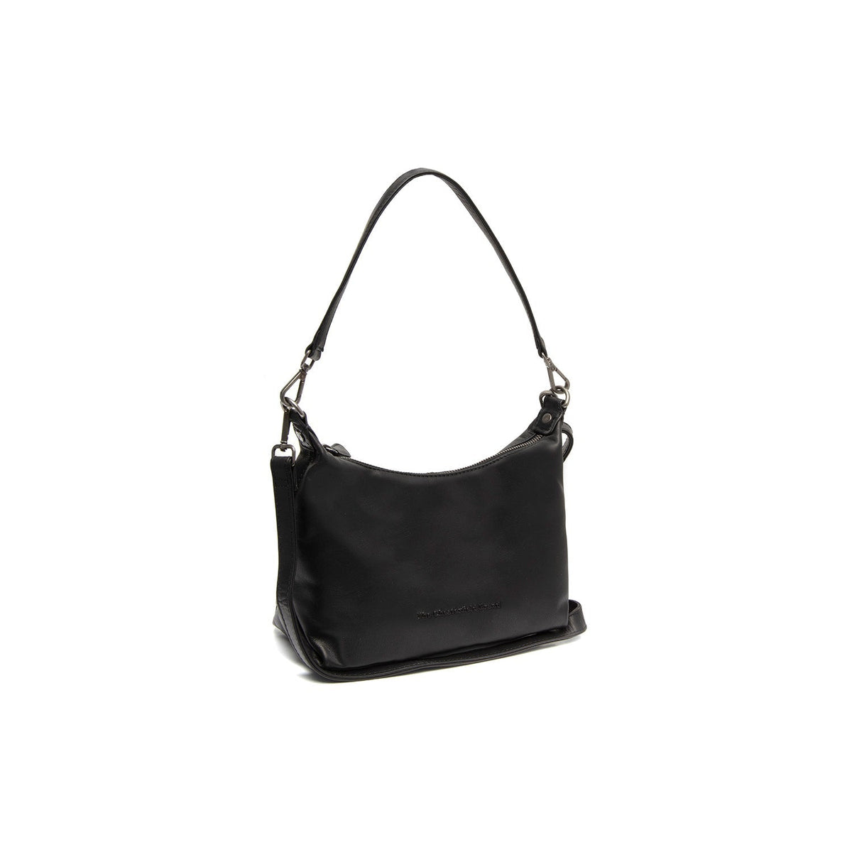 Christie Full-Grain Leather Shoulder Bag voor Dames in Classic 100% Full-Grain Leather - Full Exterior Front Profile View | Buy Online