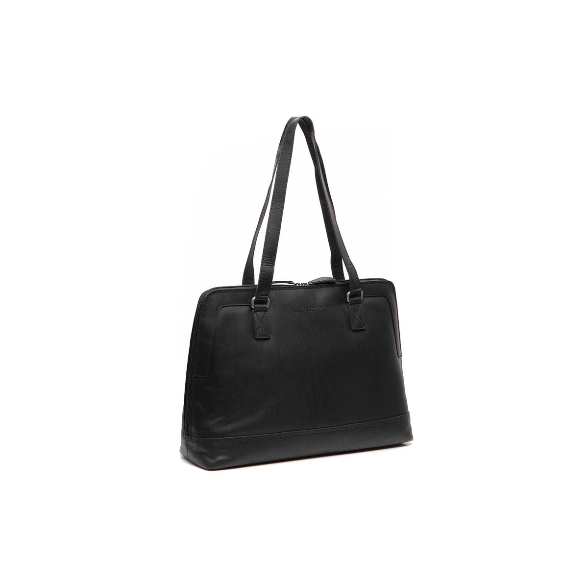Elvar Full-Grain Leather Shoulder Bag voor Dames in Classic 100% Full-Grain Leather - Full Exterior Front Profile View | Buy Online