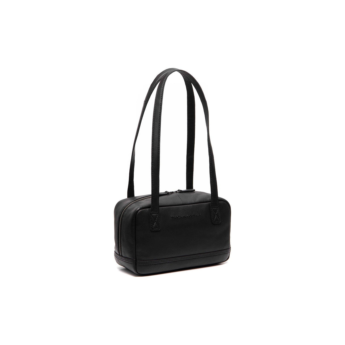 Fenno Full-Grain Leather Shoulder Bag voor Dames in Classic 100% Full-Grain Leather - Full Exterior Front Profile View | Buy Online