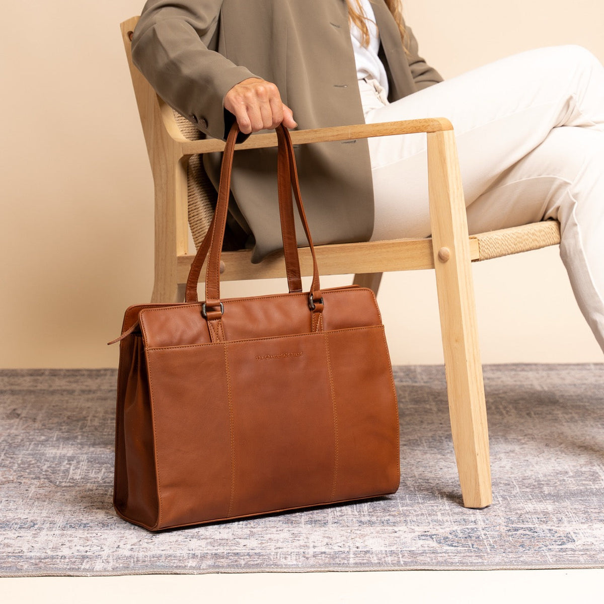 
Fidenza Leren schoudertas – alternate product view 3