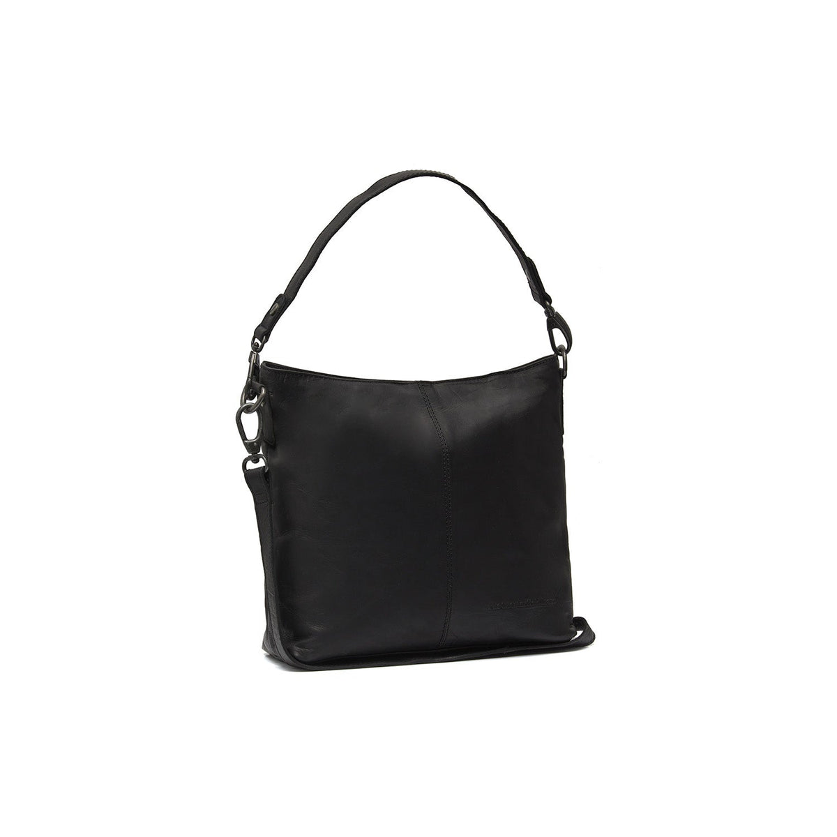 Jen Full-Grain Leather Shoulder Bag voor Dames in Classic 100% Full-Grain Leather - Full Exterior Front Profile View | Buy Online