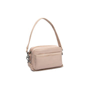 Liora Full-Grain Leather Shoulder Bag voor Dames in Classic 100% Full-Grain Leather - Full Exterior Front Profile View | Buy Online