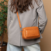 Liora Full-Grain Leather Shoulder Bag voor Dames – alternate product view 2