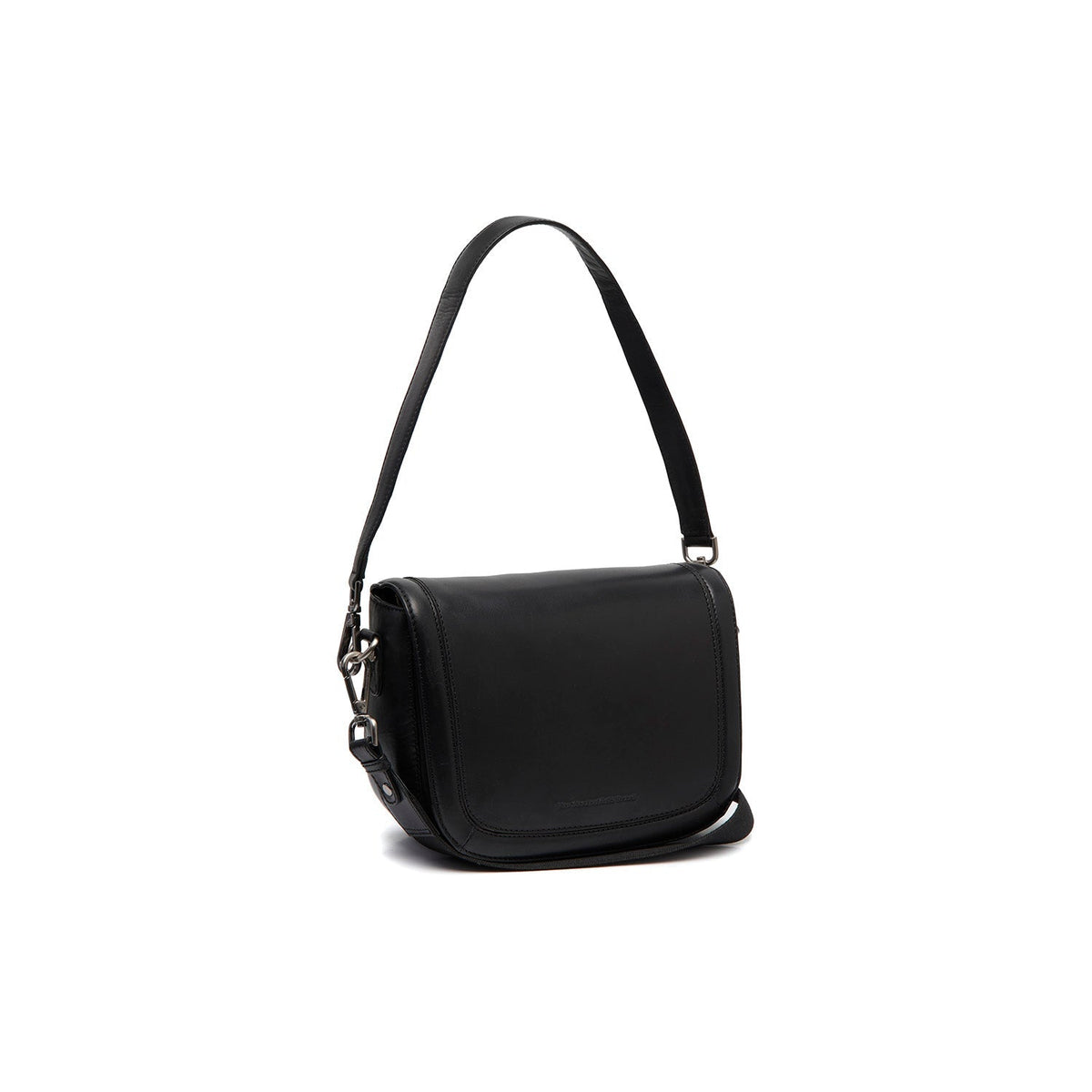 Lizzola Full-Grain Leather Shoulder Bag voor Dames in Classic 100% Full-Grain Leather - Full Exterior Front Profile View | Buy Online