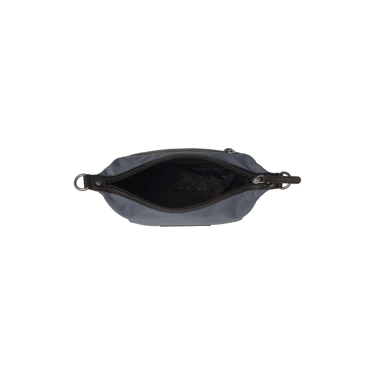 Solid Antique Brass Hardware &amp; Heavy-Duty Dual Zipper Detail on Lovund Full-Grain Leather Shoulder Bag voor Dames