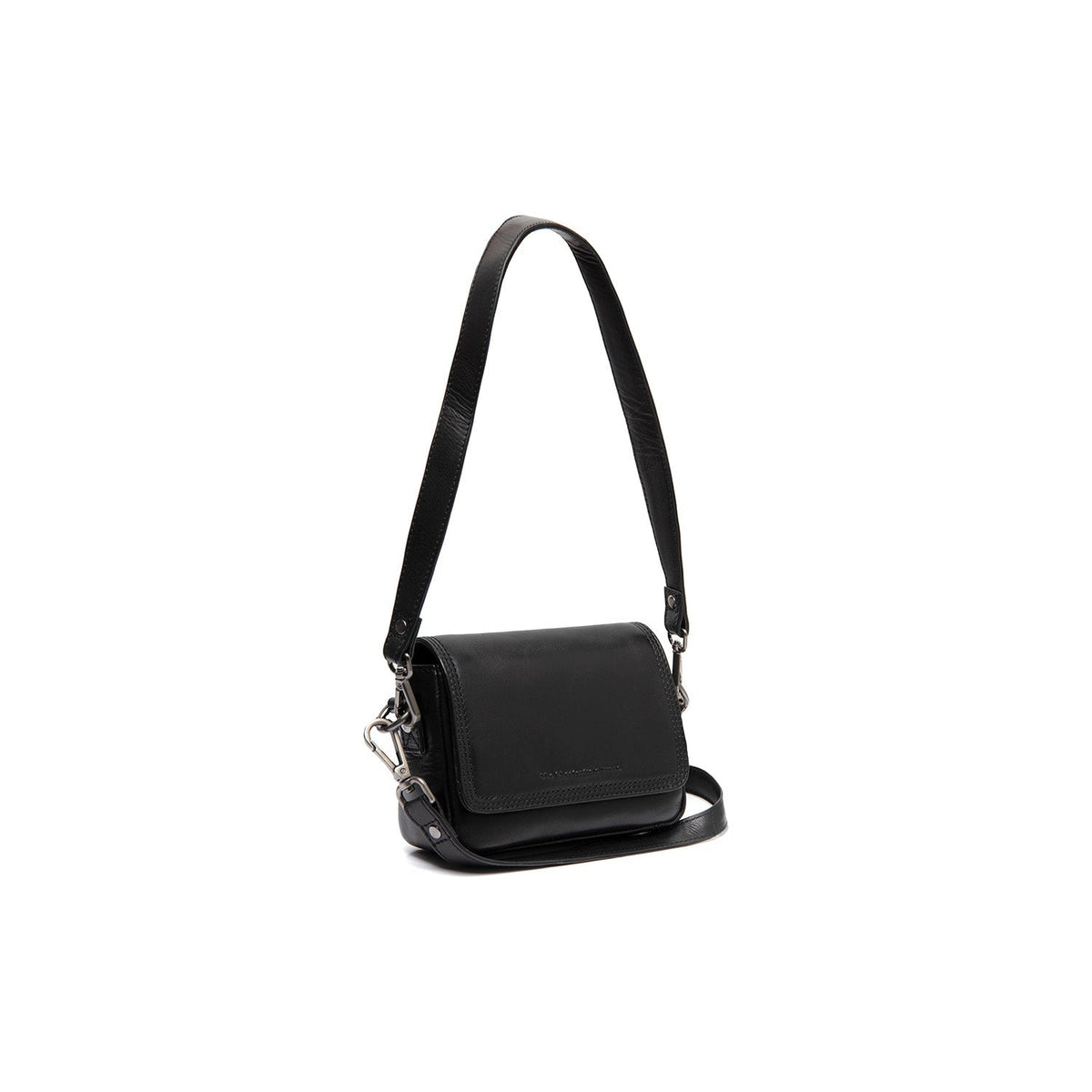 Marcella Full-Grain Leather Shoulder Bag voor Dames in Classic 100% Full-Grain Leather - Full Exterior Front Profile View | Buy Online