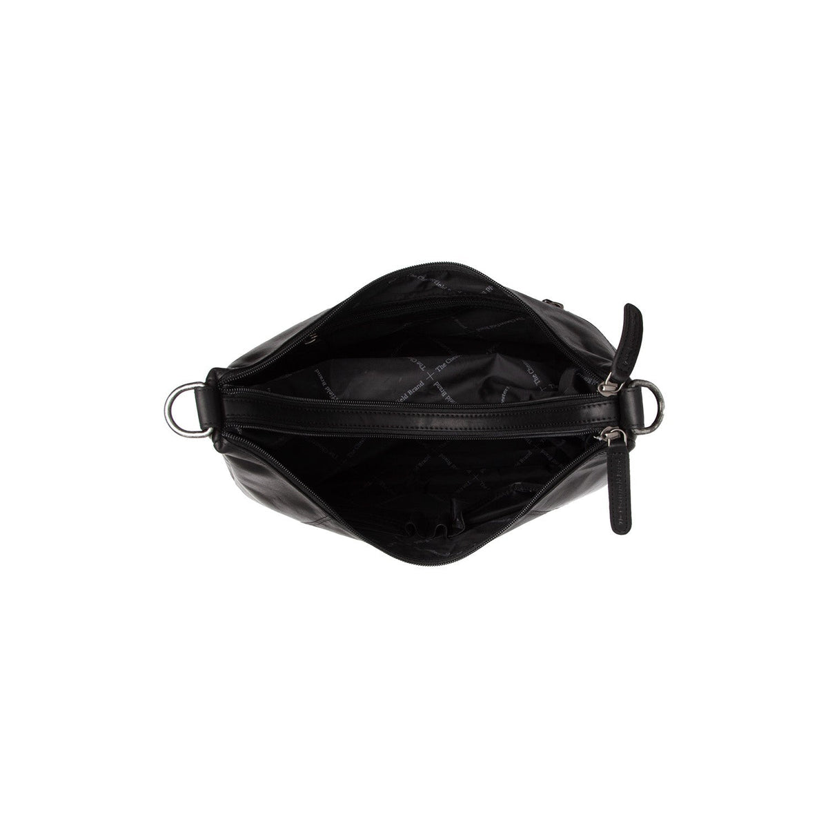 Marle Full-Grain Leather Shoulder Bag voor Dames - Structured Side Profile Showing Gusset Depth &amp; Expansion Capacity