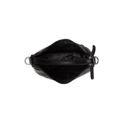 Marle Full-Grain Leather Shoulder Bag voor Dames - Structured Side Profile Showing Gusset Depth &amp; Expansion Capacity
