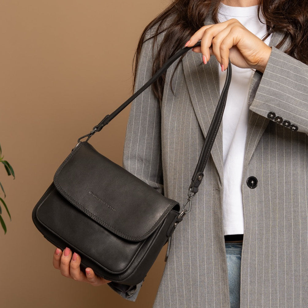 Miloa Full-Grain Leather Shoulder Bag voor Dames – alternate product view 2