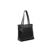 Mosel Full-Grain Leather Shoulder Bag voor Dames in Classic 100% Full-Grain Leather - Full Exterior Front Profile View | Buy Online