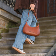 Nancy Full-Grain Leather Shoulder Bag voor Dames – alternate product view 3