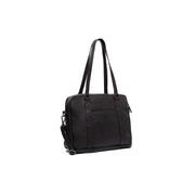Pretoria Full-Grain Leather Shoulder Bag voor Dames in Classic 100% Full-Grain Leather - Full Exterior Front Profile View | Buy Online
