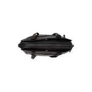 Pretoria Full-Grain Leather Shoulder Bag voor Dames - Structured Side Profile Showing Gusset Depth &amp; Expansion Capacity