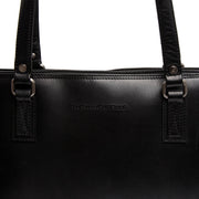 
Classic 100% Full-Grain leather Bag - Achteraanzicht met versterkte leren banden