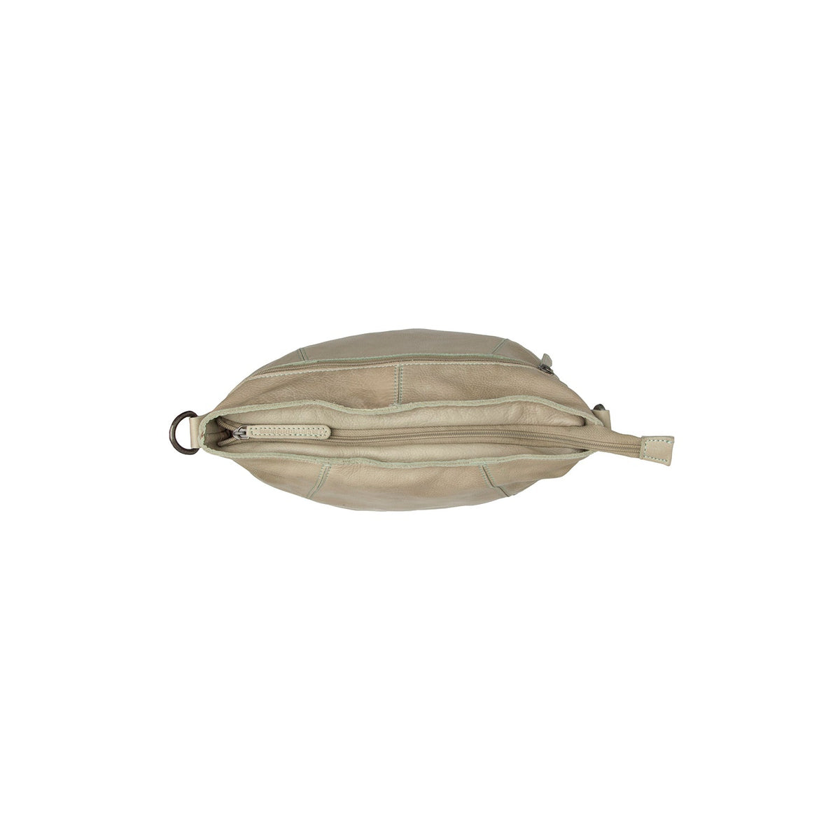 Sintra Full-Grain Leather Shoulder Bag - Gestructureerd zijprofiel met vouwdiepte & volume