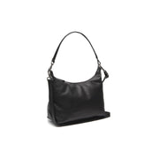 Skara Full-Grain Leather Shoulder Bag voor Dames in Classic 100% Full-Grain Leather - Full Exterior Front Profile View | Buy Online