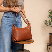 Skara Full-Grain Leather Shoulder Bag voor Dames – alternate product view 3