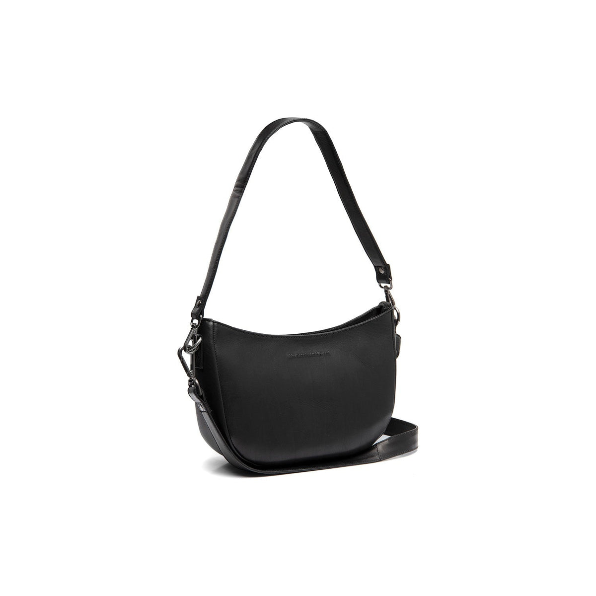 Valentano Full-Grain Leather Shoulder Bag voor Dames in Tan 100% Full-Grain Leather - Full Exterior Front Profile View | Buy Online
