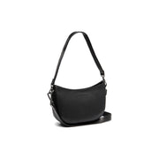 Valentano Full-Grain Leather Shoulder Bag voor Dames in Tan 100% Full-Grain Leather - Full Exterior Front Profile View | Buy Online
