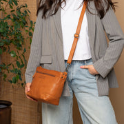 Zarita Full-Grain Leather Shoulder Bag voor Dames – alternate product view 3