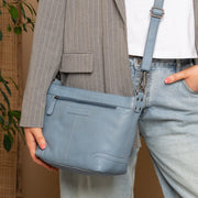 Zarita Full-Grain Leather Shoulder Bag voor Dames – alternate product view 3