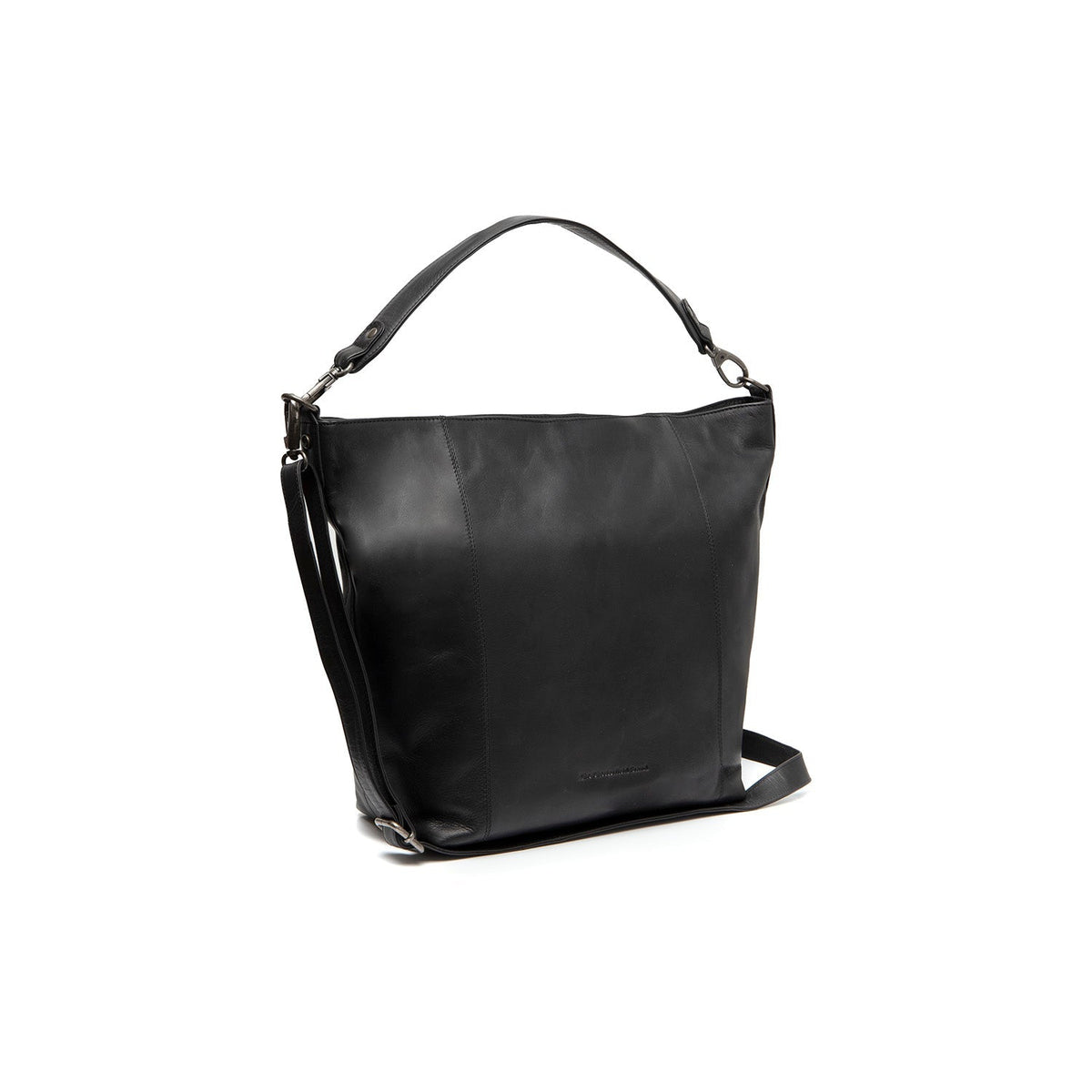 Zira Full-Grain Leather Shoulder Bag voor Dames in Classic 100% Full-Grain Leather - Full Exterior Front Profile View | Buy Online