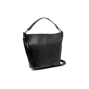 Zira Full-Grain Leather Shoulder Bag voor Dames in Classic 100% Full-Grain Leather - Full Exterior Front Profile View | Buy Online