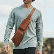 Leather Sling Bag Logan voor Dames – alternate product view 2