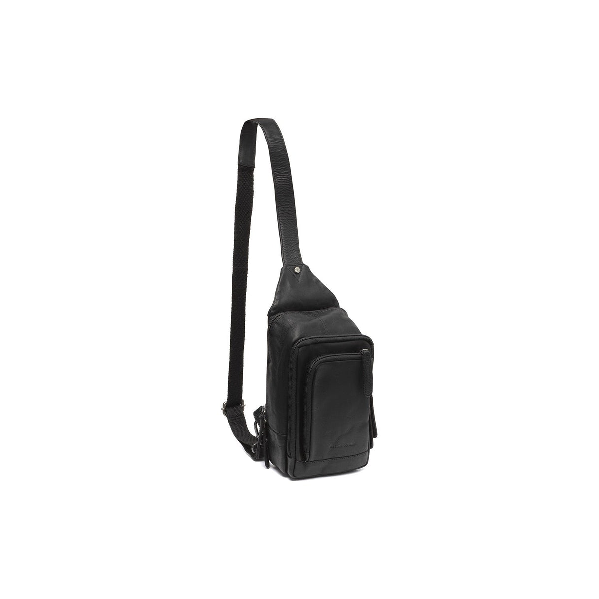 Leather Sling Bag Riga voor Dames in Classic 100% Full-Grain Leather - Full Exterior Front Profile View | Buy Online