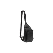 Leather Sling Bag Riga voor Dames in Classic 100% Full-Grain Leather - Full Exterior Front Profile View | Buy Online