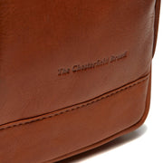 Cognac Leather Sling Bag Riga voor Dames, detail view 4
