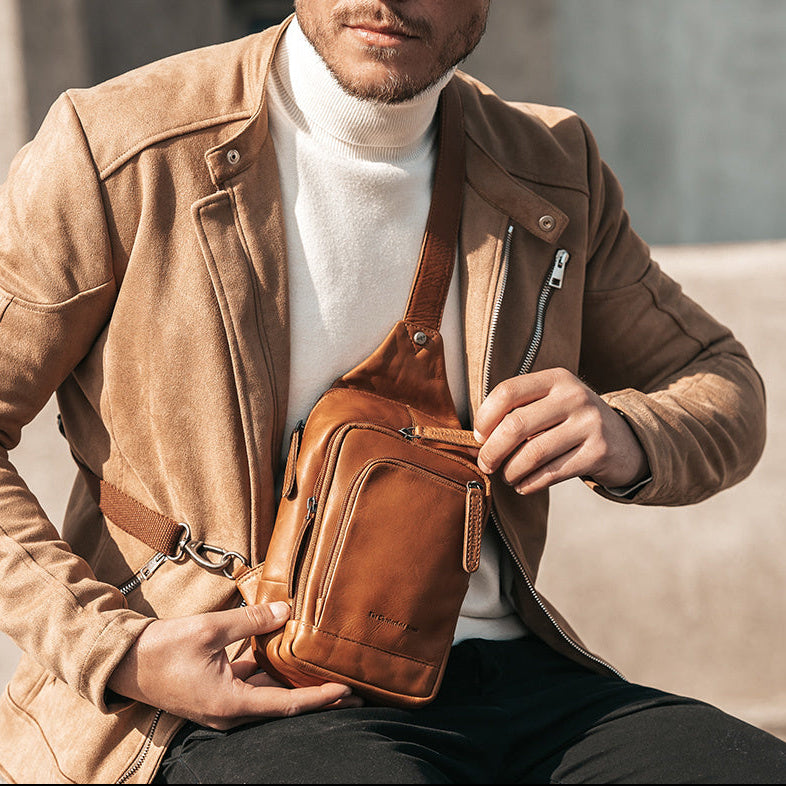 Leather Sling Bag Riga voor Dames – alternate product view 2