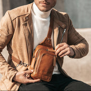 Leather Sling Bag Riga voor Dames – alternate product view 2