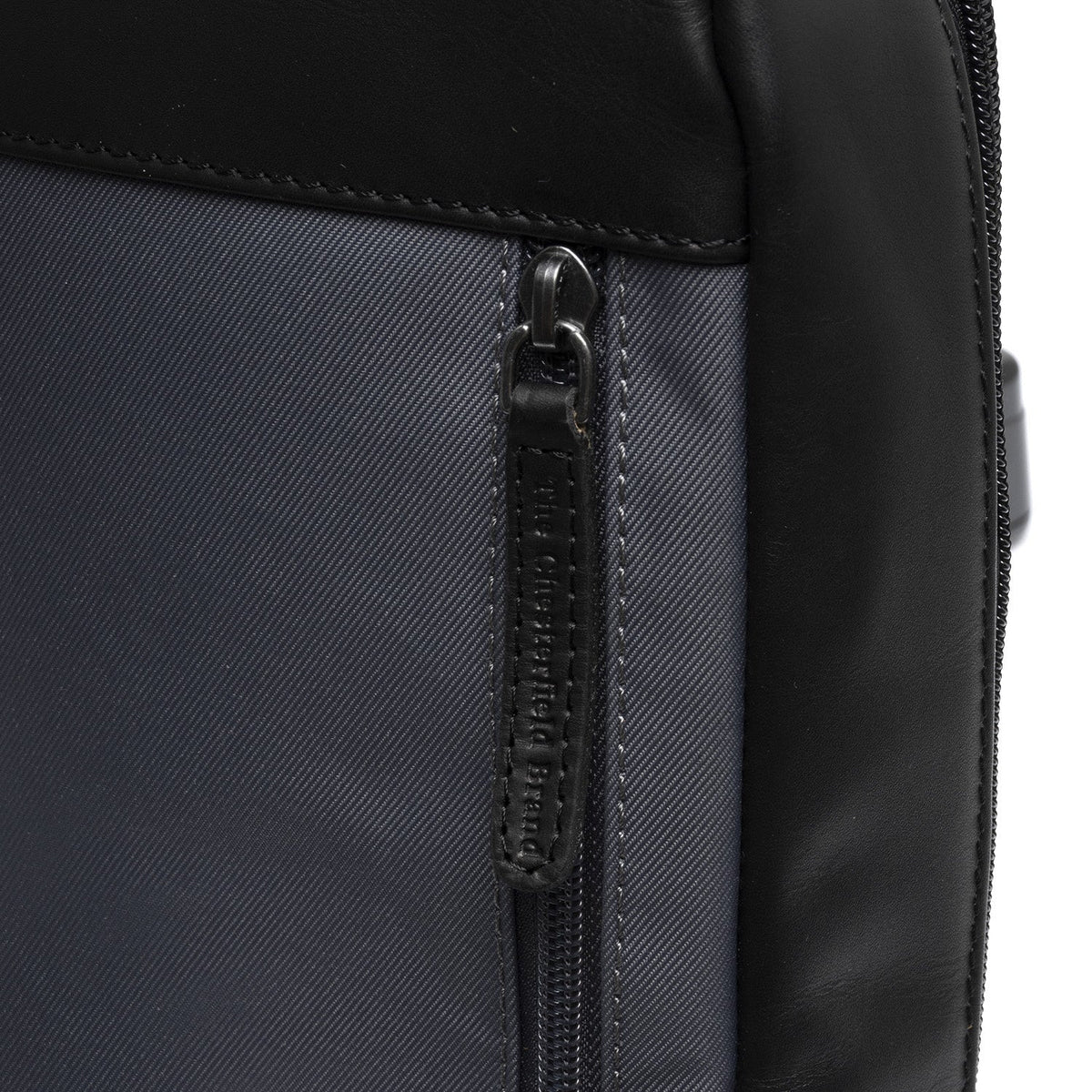 
Classic 100% Full-Grain leather Bag - Achteraanzicht met versterkte leren banden